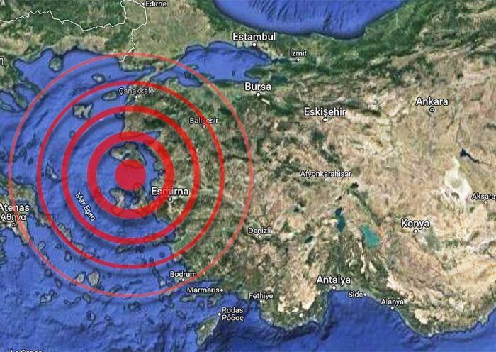 Turkey, earthquake in İzmir