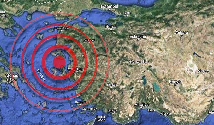 Turkey, earthquake in İzmir