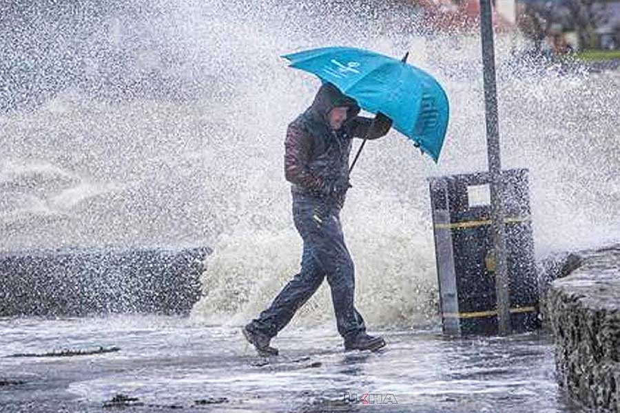 Turkey, rain and wind storm