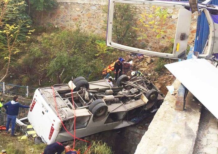 Turkey, school bus accident