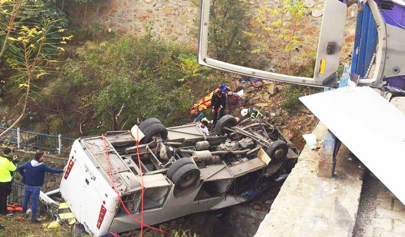 Turkey, school bus accident
