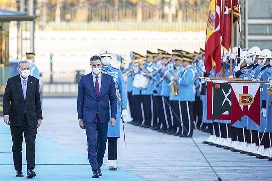 Turquía, Erdoğan y Pedro Sánchez en Ankara