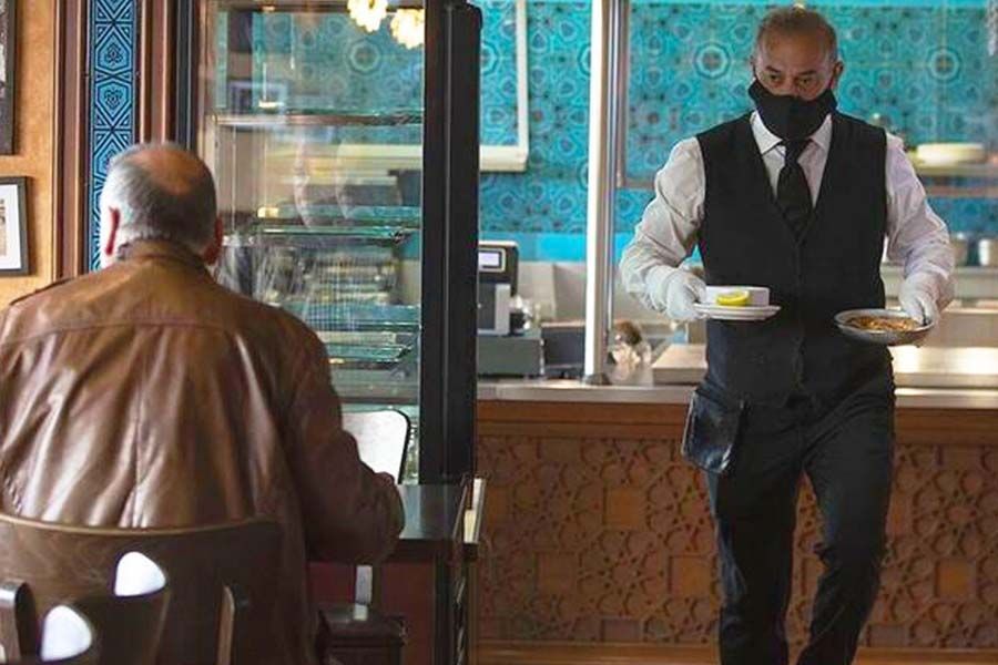 Turquía, restaurante durante la pandemia