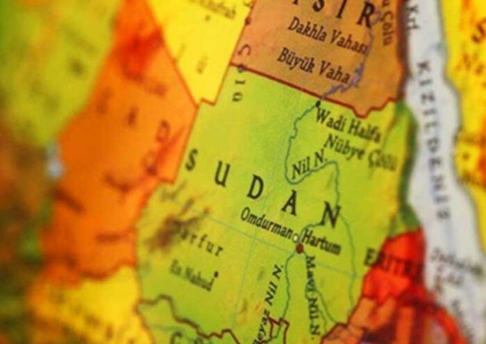 Africa, Turkish map of North Sudan