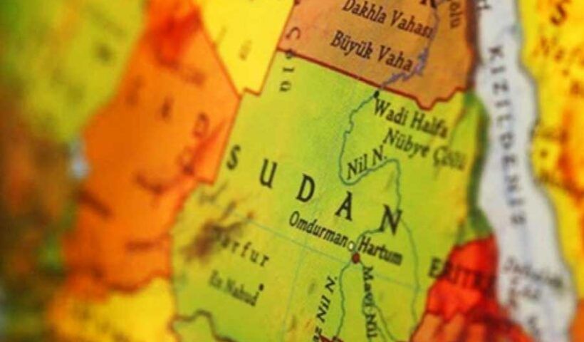 Africa, Turkish map of North Sudan