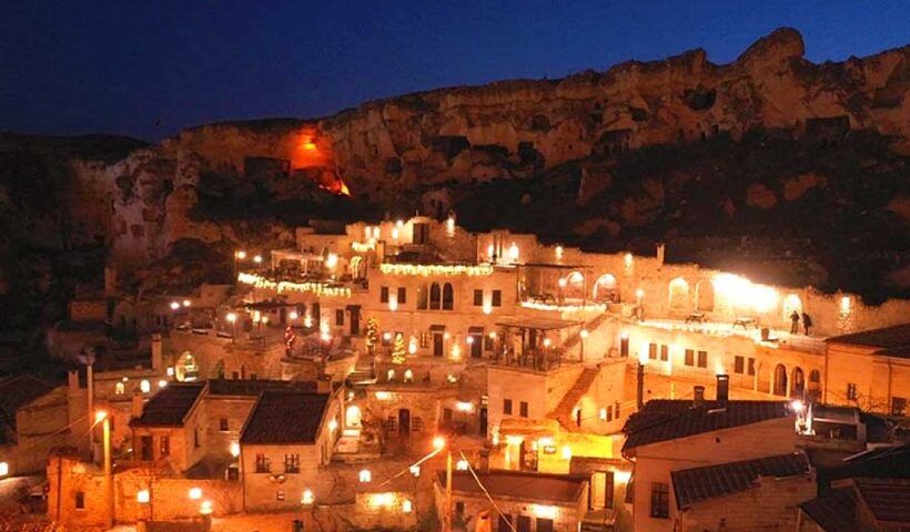 Turkey, Cappadocia full of tourists to celebrate the New Year
