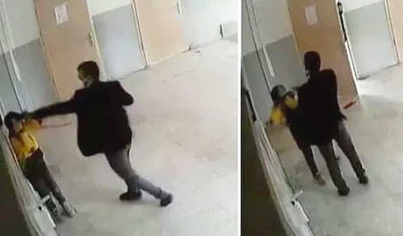 Turkey, teacher beats student