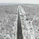 Turquía, nevadas en la provincia de Estambul