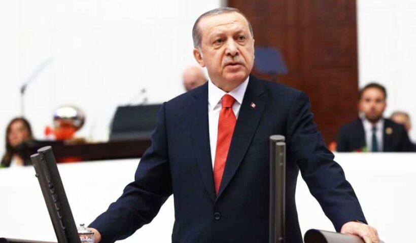Erdoğan in the Turkish Parliament