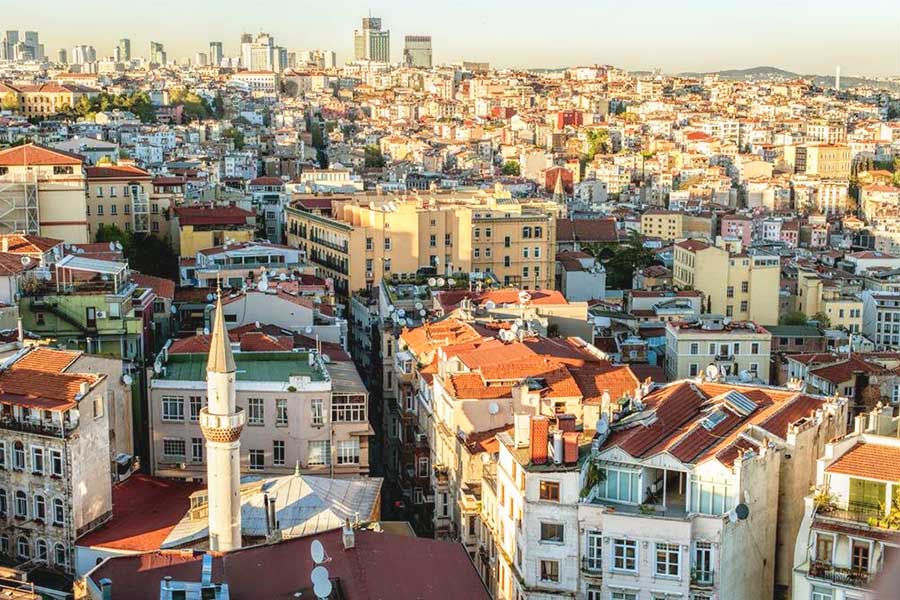 Istanbul, houses and buildings