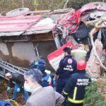 Turkey, mortal accident of firefighters in Bursa
