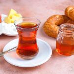 Turkey, Turkish breakfast with tea