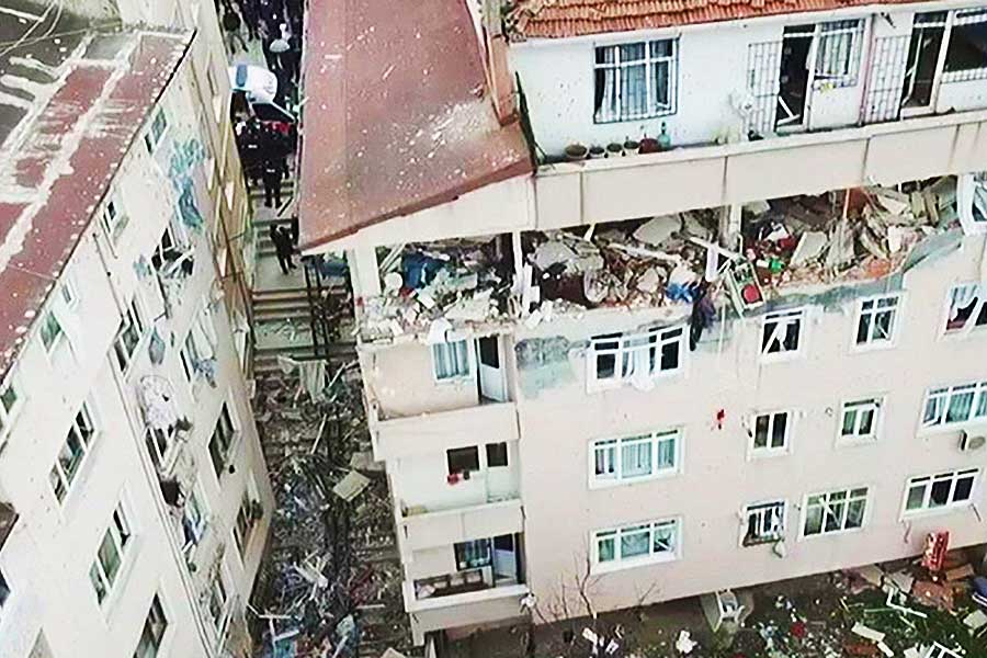 Estambul, explosión de gas
