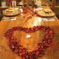 Heart-shaped burgers for Valentine's Day