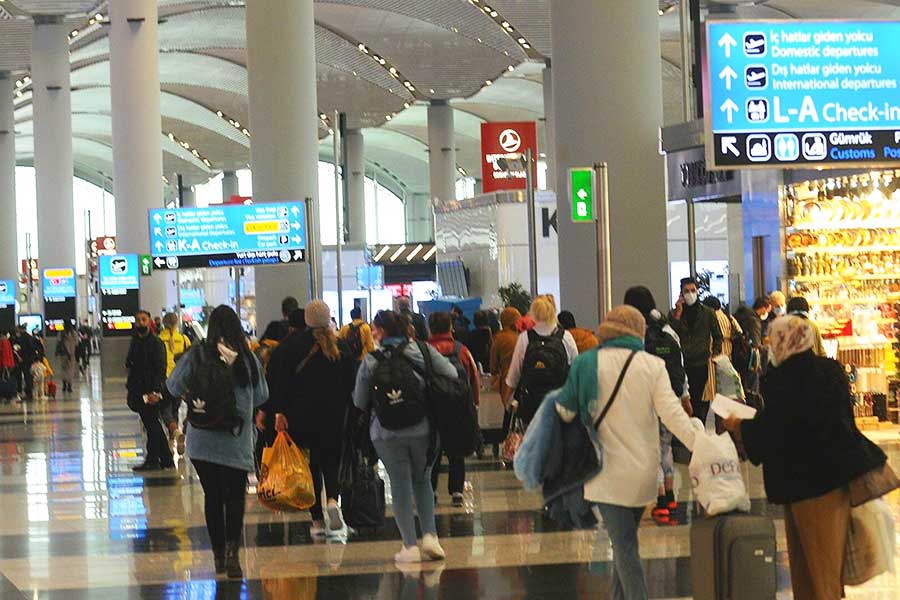 Istanbul Airport during the pandemic