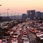 Istanbul, traffic during rush hour
