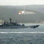 Turkey, Russian warship crossing the straits