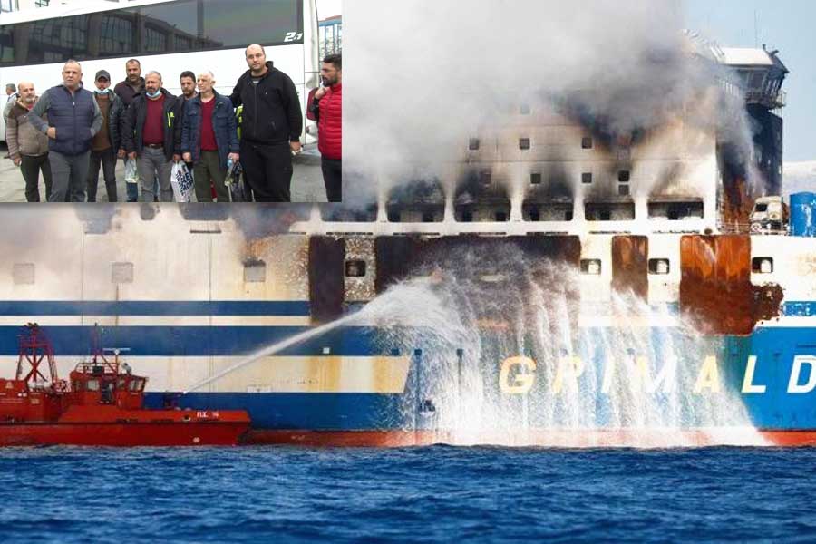 Turkey, Turks rescued from ferry fire