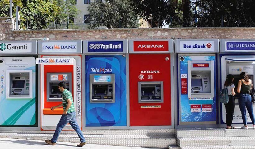 Turkey, banks ATM
