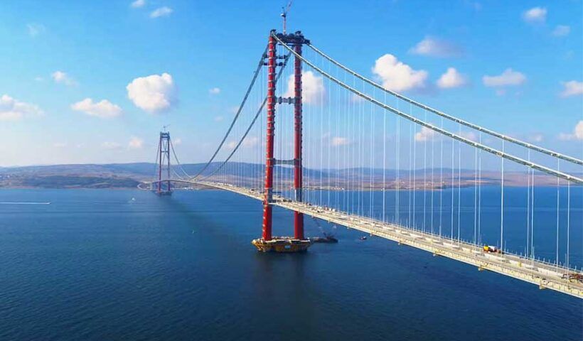 Turkey, Çanakkale 1915 bridge inauguration