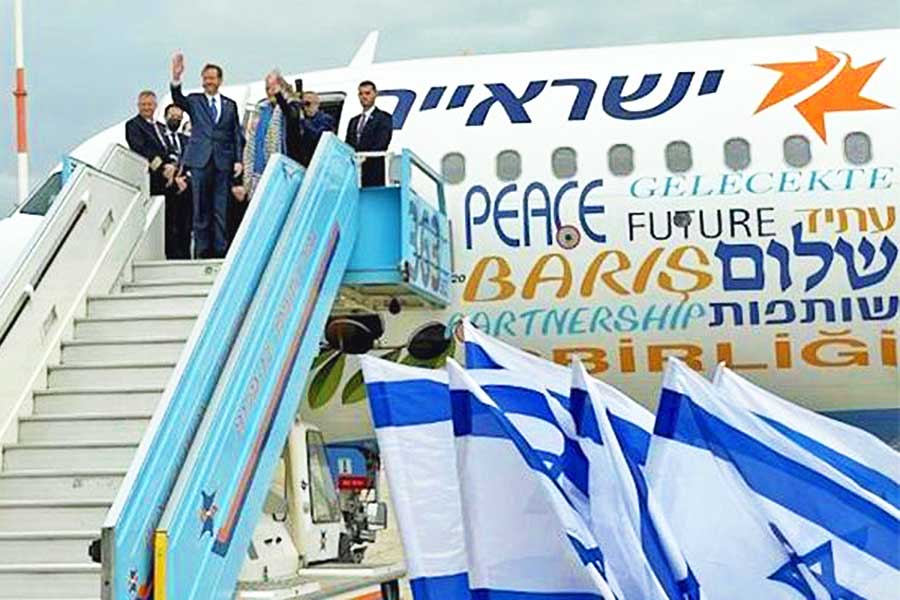 Turkey, Israel's president visit