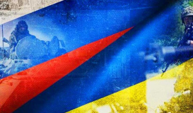 Ukraine and Russia at war
