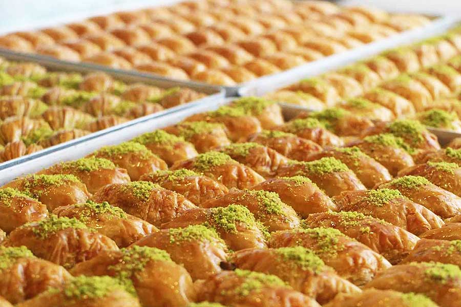 dulces turcos, baklava