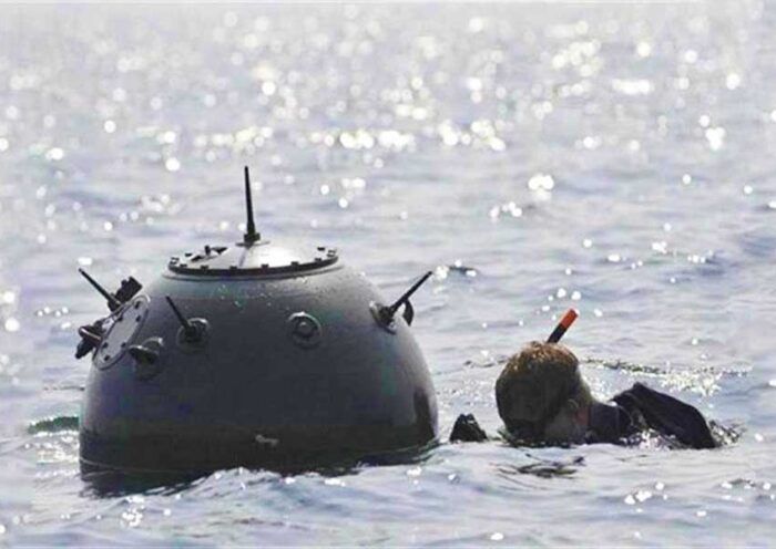 Turkey, mine detected in the Black Sea