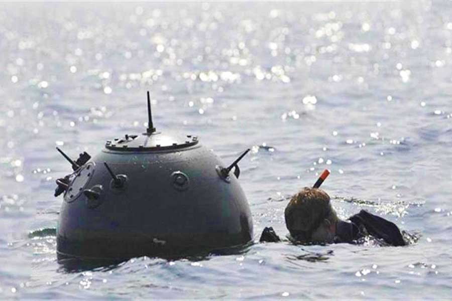 Turquía, mina detectada en el Mar Negro