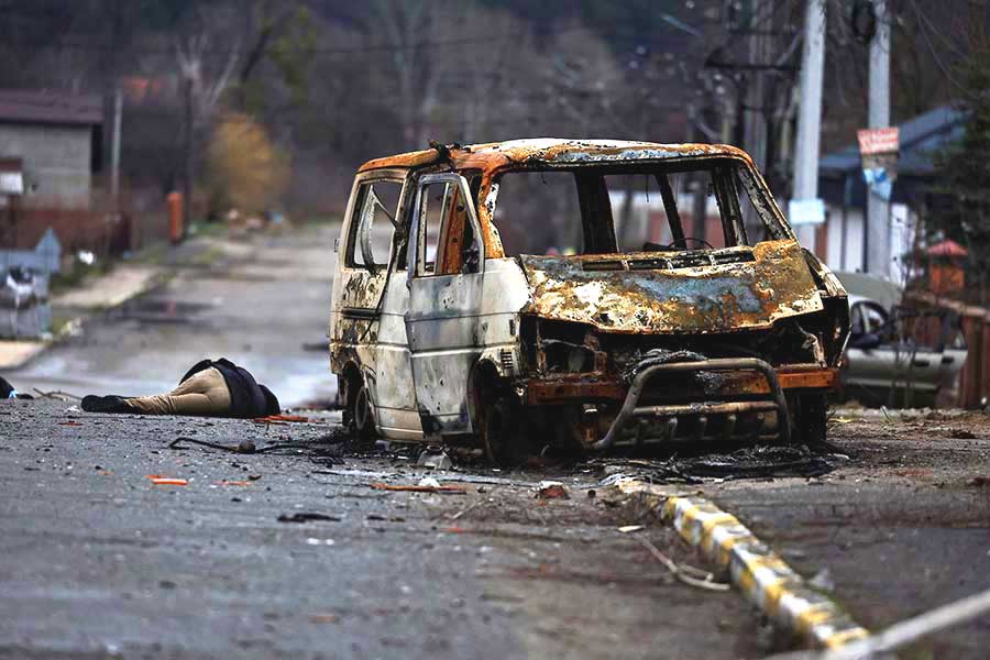 Ucrania, masacre del ejército ruso en Bucha