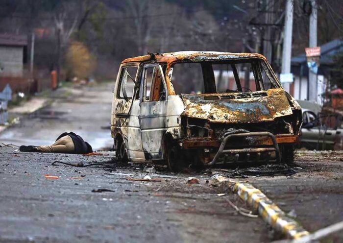 Ukraine, massacre of the Russian army in Bucha