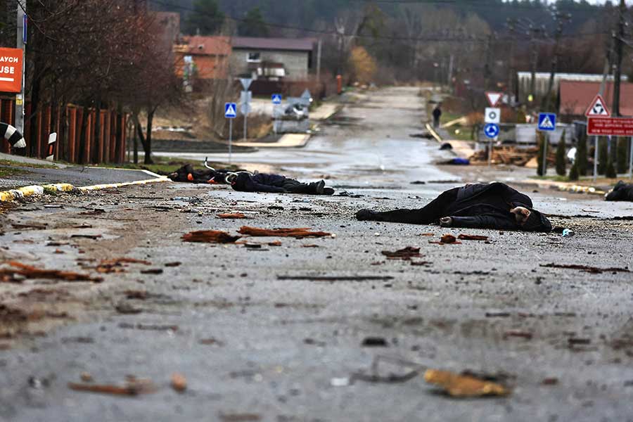 Ukraine, Russian massacre in Bucha