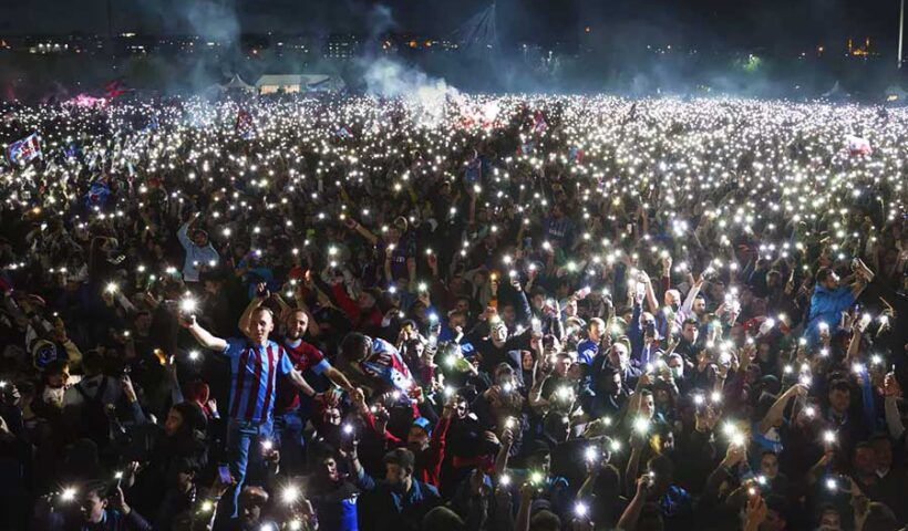 Estambul, celebración del título de liga del Trabzonspor