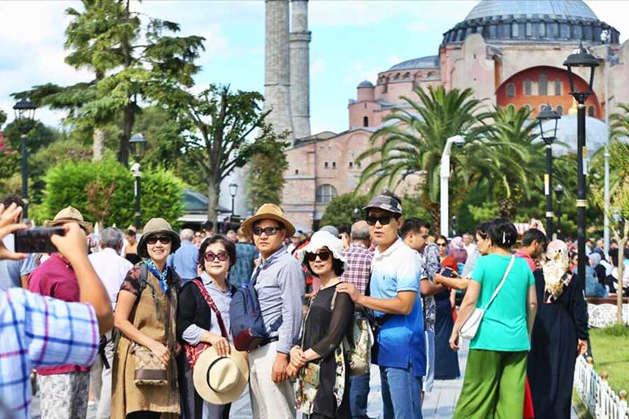 Istanbul, foreign tourists
