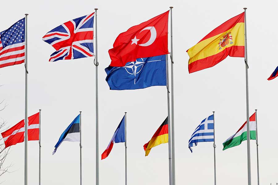 NATO flags, Turkey