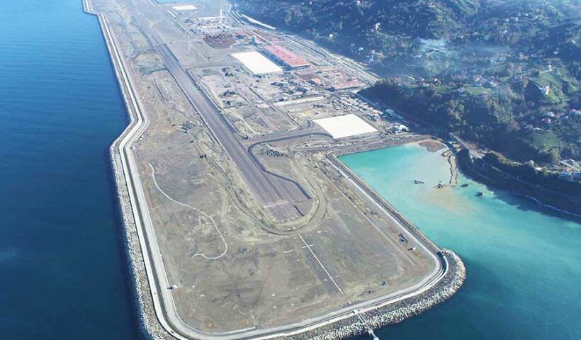 Turkey, Rize-Artvin sea airport