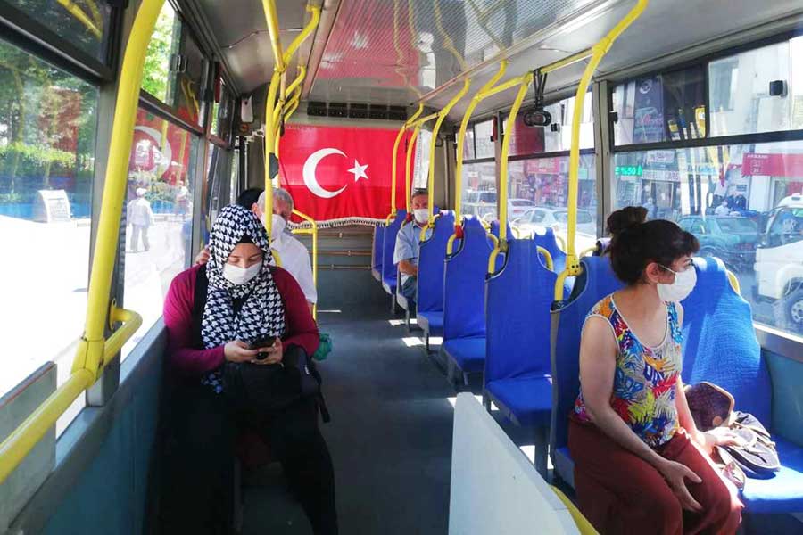 Turkey, masks on public transport during the pandemic