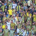Fenerbahçe fans in the stadium