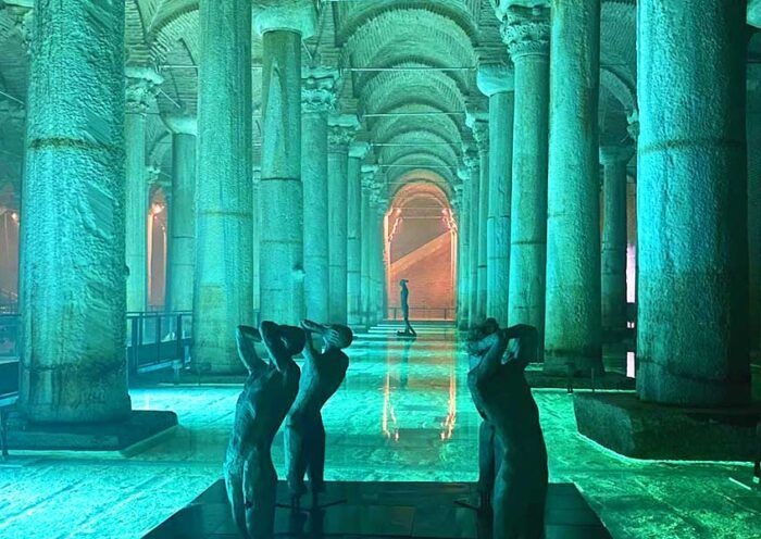 Istanbul, Basilica Cistern restoration