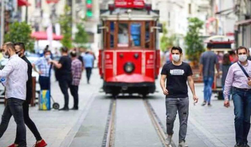 Istanbul, İstiklal Avenue during the pandemic