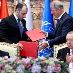 Turkey, agreement with Russia and Ukraine to export grain