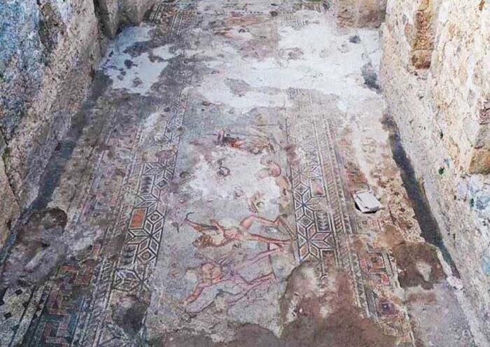 Turkey, Hercules mosaic discovered