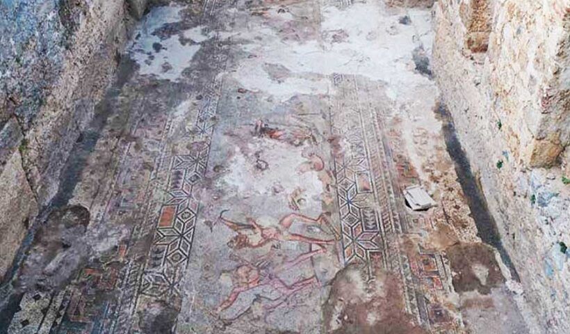 Turkey, Hercules mosaic discovered