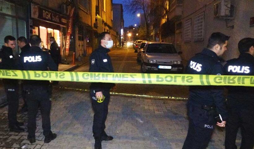 Turkish police, crime scene