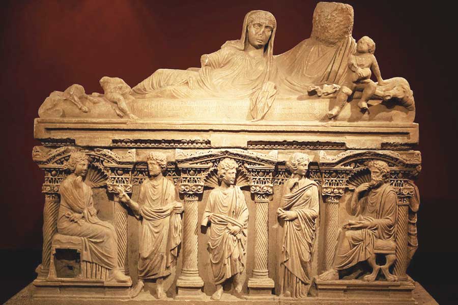 Turquía, Sarcófago de Aurelia Botiane Demetria