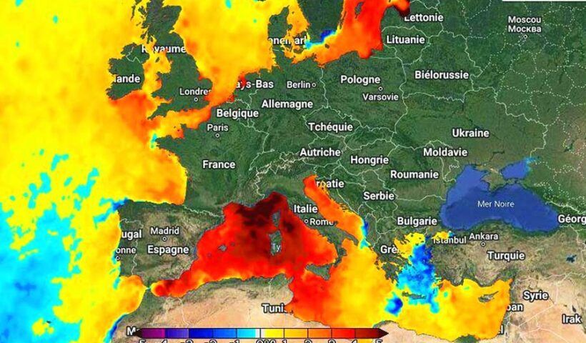 climate change, rise in sea temperatures