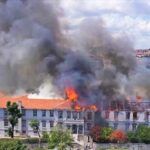 Istanbul, fire at Balıklı Greek Hospital
