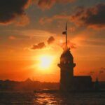 Istanbul, Maiden's Tower in the Bosphorus