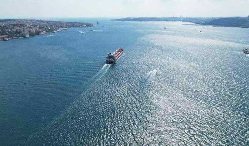 Istanbul, Ukrainian ship with grain