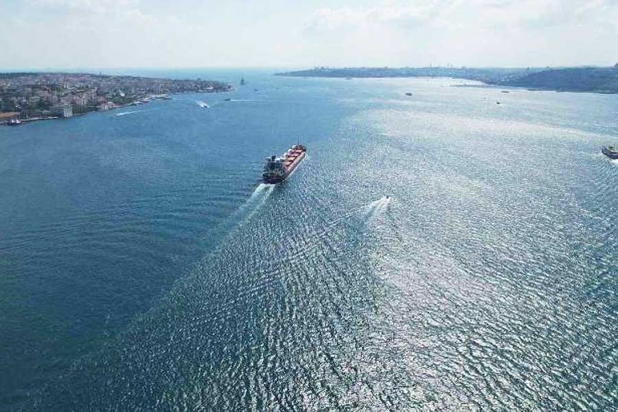 Istanbul, Ukrainian ship with grain
